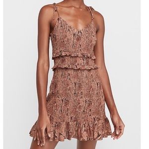 Express Brown Mini Dress